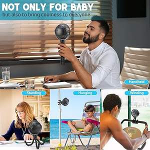 Ventilateur électrique portable rechargeable par USB, mini ventilateur, produit nouveau 2025, meilleur vendeur, prix bas, achat groupé, vente en gros - Product Image 4