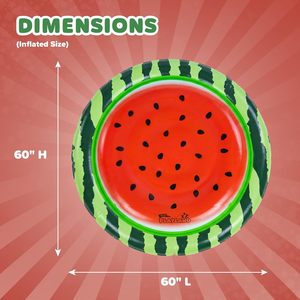 Aspersor de Agua en Forma de Sandía de 60 Pulgadas para Niños Pequeños, Juego Acuático de Verano para el Patio Trasero - Product Image 3