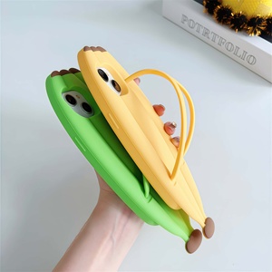 เคสโทรศัพท์ลายกล้วย3D ตลกซิลิโคนนิ่มกันกระแทกสำหรับรุ่น<span class=keywords><strong>11</strong></span> 12 13 14 <span class=keywords><strong>PRO</strong></span> MAX - Product Image 4