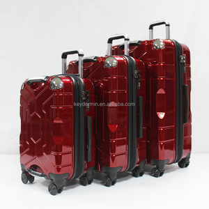 Ensemble de bagages haut de gamme en ABS+PC à deux poignées, grande capacité, valises 20, 24, 29, légères, couleur/logo personnalisés, vente en gros directe usine OEM - Product Image 1