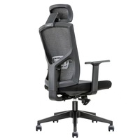 Chaise de bureau de haute qualité au design moderne avec dossier inclinable réglable, ergonomie en tissu et accoudoirs réglables, chaise pour personnel