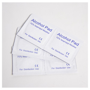 Toallitas de Preparación con <span class=keywords><strong>Alcohol</strong></span> Isopropílico al 70%, Estériles, No Tejidas, para Uso Médico, 65x30mm, Certificación CE, de Un Solo Uso - Product Image 2