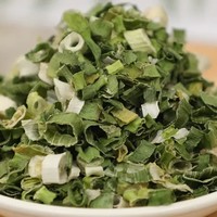 D016 Highkey Flocons d'oignon vert déshydratés en vrac sous vide, légumes séchés naturels (oignon, poireau) pour nouilles instantanées