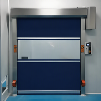 Puerta Enrollable Automática Industrial de PVC de Alta Velocidad, Persiana Rápida para Almacenes, Logística y Talleres