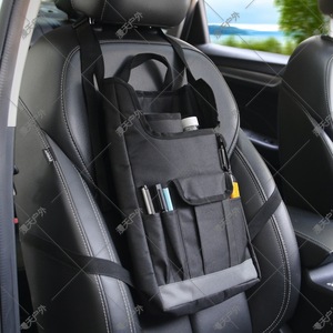 Car <b>Seat</b> Organizer Oxford Cloth 4-7 Compartments Black For Vehicle <b>Storage</b> - Product Image 1