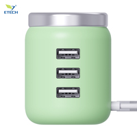 Kimchi Pot USB Hub-Adaptateur multi-ports avec 100W PD, organisateur de bureau amusant et fonctionnel pour la maison/pour la décoration intérieure