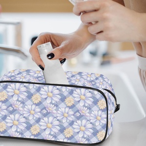 Produits Tendances 2025 Nouveautés Trousse de Toilette Imprimée Personnalisée Imperméable pour Maquillage et Cosmétiques, Idéale pour les Voyages - Product Image 6