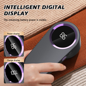 熱販売中 ABSステンレス鋼デジタルディスプレイ搭載 ポータブル充電式 3時間稼働 家庭用便利ペットバリカン 毛玉取り - Product Image 5