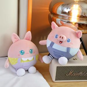 Balle rebondissante <span class=keywords><strong>cochon</strong></span> sautant jouet interactif pour chien balles rebondissantes pour animaux de compagnie jouets en peluche - Product Image 5