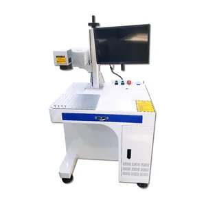 Jinan Zg Desktop 3d Fiber Uv Laser Markering Machine Laser Graveur 30W 50W 80W 100W Lage Prijs Voor Plastic Acryl Metaal Goud