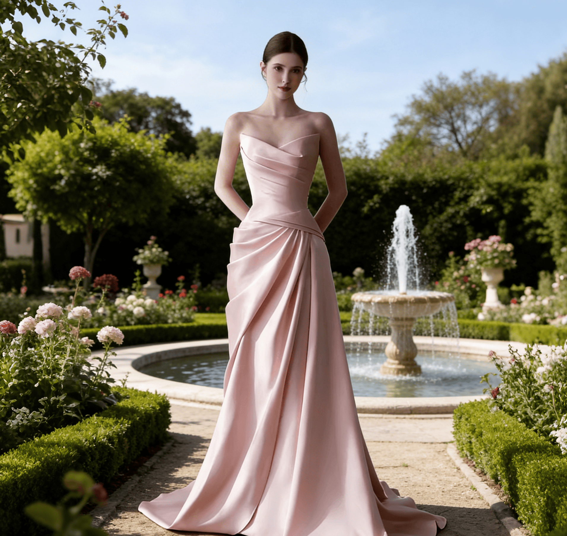Shop Online Blush Pink Wedding Gowns Elegant Lace Detailing | Alibaba.com