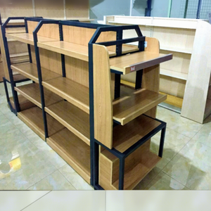 Porte-livre en bois, présentoir pour les fruits, Design de supermarché, papeterie, vente en gros - Product Image 1