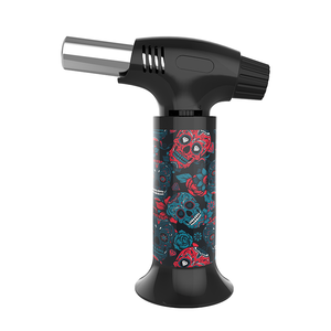 Custom Design Electronic Butane BBQ Torch Lighter Windproof with Display Box for <b>Camping</b> - Product Image 1