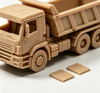 Échantillons de modèles de camions d'ingénierie, service d'impression 3D personnalisé, pièces de prototype de modèle réduit de véhicule d'ingénierie OEM