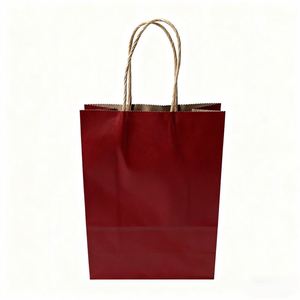 KM <b>Small</b> Kraft Paper Gift <b>Bags</b> with Handles Bulk Brown Paper Sacks for <b>Small</b> Business Retail Merchandise Wedding Birthday Party - Product Image 2
