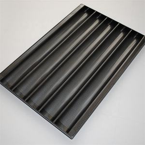 Poêle à pain, pour Baguette française en aluminium, avec revêtement anodisé, 8/4/6 feuilles - Product Image 2