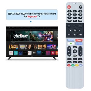 Skyworth Voice Smart TV <strong>Remote</strong> <strong>Control</strong> 539C-268902-W000 Silver AAA Battery with Netflix and YouTube <strong>Fixed</strong> <strong>Code</strong> - Product Image 3