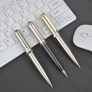 Luxury Premium Gold Ballpoint Pens Heavy Metal Ball Pen With Custom Logo