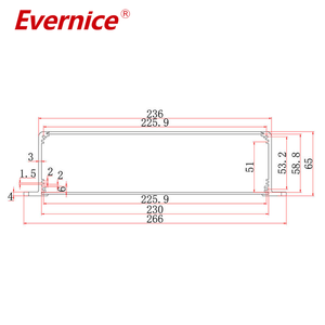 CNC Machining Anodized Aluminum <strong>Enclosure</strong> Box Metal Cabinet Electronic Instrument <strong>Enclosure</strong> Din Rail Box PCB <strong>Enclosure</strong> - Product Image 4