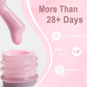 HONEY GIRL Salon Quality 15ml <span class=keywords><strong>Vernis</strong></span> semi-permanents Nude et noir longue durée Soak off UV Gel Nail Gel Polish Set - Product Image 4