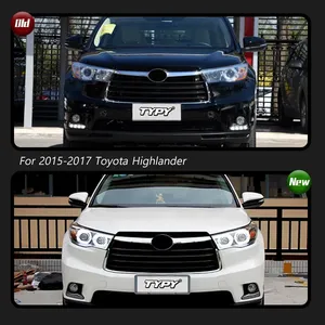 Nouveau phare LED TYPY amélioré et modifié pour Toyota Highlander 2015-2017, phare à signal dynamique, accessoires auto - Product Image 5