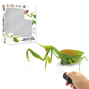 Simulación de plástico para niños, modelo de <span class=keywords><strong>Mantis</strong></span> religiosa Rc, coche de Animal electrónico realista, juguete de broma divertido, juguete de insectos con Control remoto infrarrojo - Product Image 6