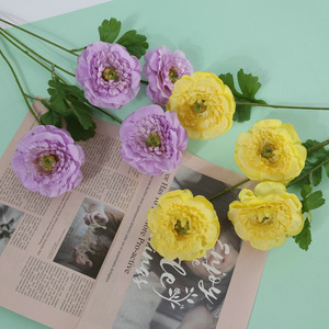 Fleurs artificielles Xinxin Lulian, 4 têtes, style nordique, bouquet de décoration de mariage, tissu tissé - Product Image 2