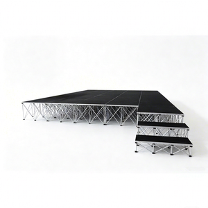 Scène modulaire antidérapante à clé hexagonale industrielle, installation facile, scène portable - Product Image 1