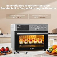 Horno de Convección y Freidora de Aire Dual de 30L, 10 en 1, Eléctrico OTG para Pizza y Repostería, Tostadora Doméstica Combinada con Asador y Deshidratador