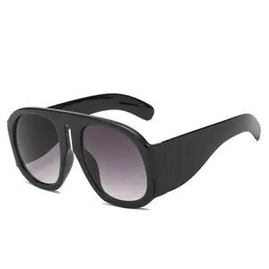 Sunglasses 2022 Vintage Oversize Shades Large Frame Round Unisex Sunglasses New Design Brandy Oval Sun Glasses