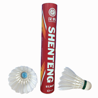 ST NO 2 75-78 Speed A+ Grade Feather Ultra-Durable Badminton Balls with Stable Flight