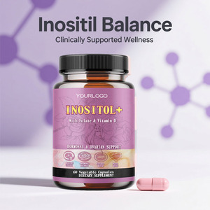 Integratore di Inositolo in Capsule con Vitamina D3 e Folato per l'Equilibrio Ormonale, la Fertilità Femminile e la Salute della Pelle, per Adulti Vegetariani - Product Image 4