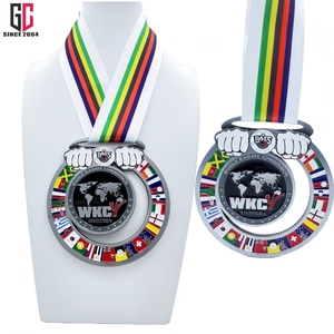 15 jaar fabriekservaring in het maken van op maat gemaakte marathonmedailles van metaal met lint en ketting - Product Image 5