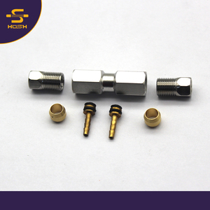 Conector de Manguera de Freno Hidráulico de Aleación de Aluminio de 7mm con Inserto de Oliva para Tubo de Aceite de Freno de Disco de Bicicleta - Product Image 3