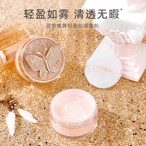 Wholesale Silky Butterfly Honey Powder Oil Control Matt Durable Makeup Powder Waterproof Moisturizing Powder