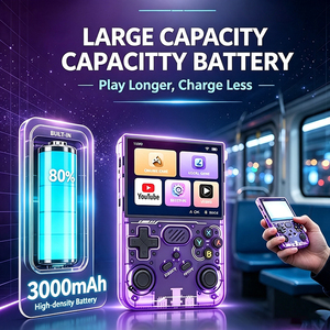 R36XX Pro Retro Handheld <b>Game</b> Conosle WIFI 3.5'' IPS Screen Gaming Player 360° Analog Sticks 3000mAh <b>Watch</b> Videos Consola - Product Image 2