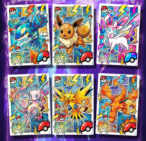 YQ Premium Original Pokemoned Art Board scellé, Boîte Surprise de Collection Anime Japonais à l'aveugle, Fan Art rare, <span class=keywords><strong>Booster</strong></span> de Cartes à Collectionner - Product Image 4