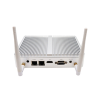 PC Mini Industri Tanpa Kipas In-tel I7 N150 AI Edge Computer 2*LAN 2*RS232 COM Paduan Aluminium Beroperasi 24 Jam