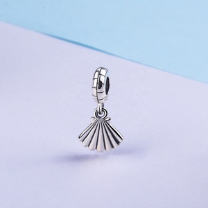 DIY S925 concha <span class=keywords><strong>de</strong></span> <span class=keywords><strong>plata</strong></span> esterlina encanto en forma <span class=keywords><strong>de</strong></span> cuentas <span class=keywords><strong>de</strong></span> Metal para la pulsera <span class=keywords><strong>de</strong></span> <span class=keywords><strong>Pandora</strong></span> - Product Image 3