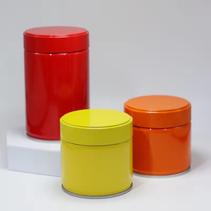 Boîtes rondes en métal personnalisées de 73*73 mm, hermétiques, pour 80 g de matcha, café et thé, emballage mini de 30 g avec bouchons et couvercles intérieurs - Product Image 2
