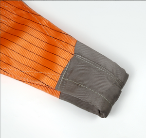 カスタム耐久性オレンジ10トンフラットウェビングスリング、産業用リフティング向けヘビーデューティー - Product Image 3