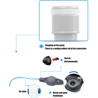 Pommeau de douche de camping solaire en PVC portable de 12L avec pompe à air de sac caractéristique d'eau chaude sous pression pour la randonnée aventures en plein air