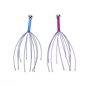 Steel <strong>Wire</strong> <strong>Scalp</strong> <strong>Massage</strong> Scratcher Head Scratcher Octopus Head Massager Octopus Relax Hair <strong>Scalp</strong> Head Scratcher Manual Massager - Product Image 2