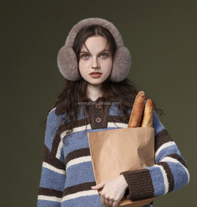Vente en gros, <span class=keywords><strong>cache</strong></span>-oreilles en peluche imitation lapin vison pour <span class=keywords><strong>fille</strong></span>, <span class=keywords><strong>cache</strong></span>-oreilles chaud pour l'hiver pour femme, couvre-oreilles doux pour l'hiver - Product Image 2