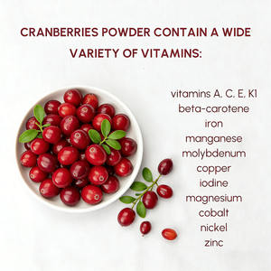 OEM Biologische Cranberry Capsules Cranberry Harde Capsules Ondersteuning van de Urinewegen voor Vrouwen Vegan - Product Image 3