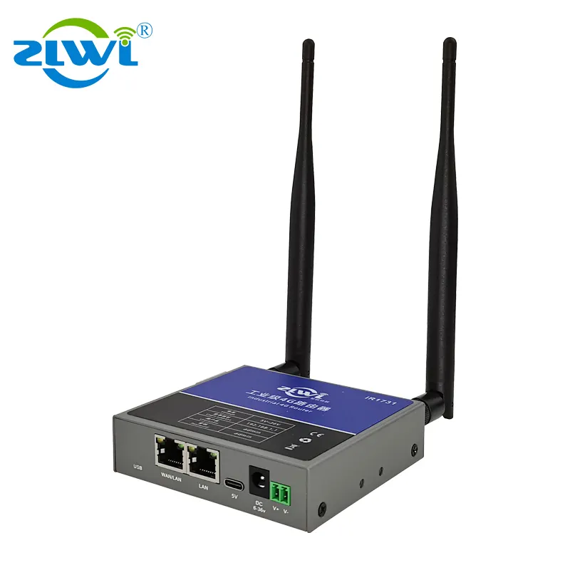 ZLWL IR1000 Factory Cheap Industrial 4G LTE Wifi Cellular Communication Wireless Router with Sim Card