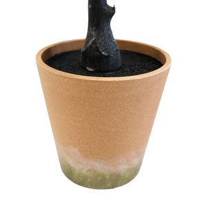 Arbre artificiel de magnolia de 90 cm de haut, fleurs blanches et roses, en <span class=keywords><strong>pot</strong></span>, toucher réel, écologique, <span class=keywords><strong>pour</strong></span> la décoration de la maison, du jardin, des mariages, aménagement paysager, faux - Product Image 5