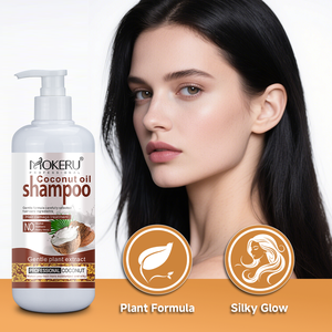Champú Reparador con Aceite de Coco MOKERU, Hidratación Profunda para Cabello <span class=keywords><strong>Seco</strong></span> y Dañado, Control del Frizz, Natural, Marca Privada al por Mayor 500ml - Product Image 4
