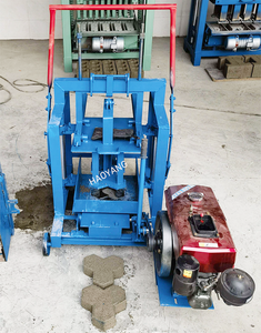 QT2-45中空ブロックマシンディーゼルビルディングブロックマシン卵層レンガ製造機 - Product Image 6
