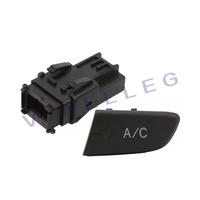 Interrupteur de climatisation avec couvercle 6554KX 6554.KX pour Peugeot 107 207 Citroën C1 Interrupteur de commande de climatisation